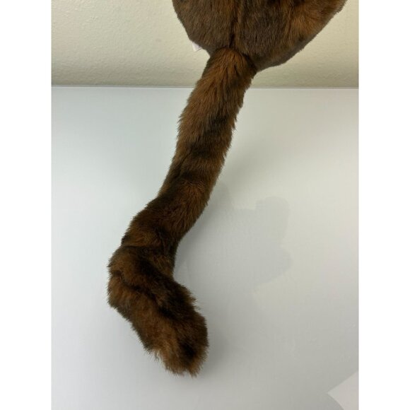 Folkmanis Folktails Monkey Hand Puppet Plush Long Tail Brown Toy - Picture 9 of 13